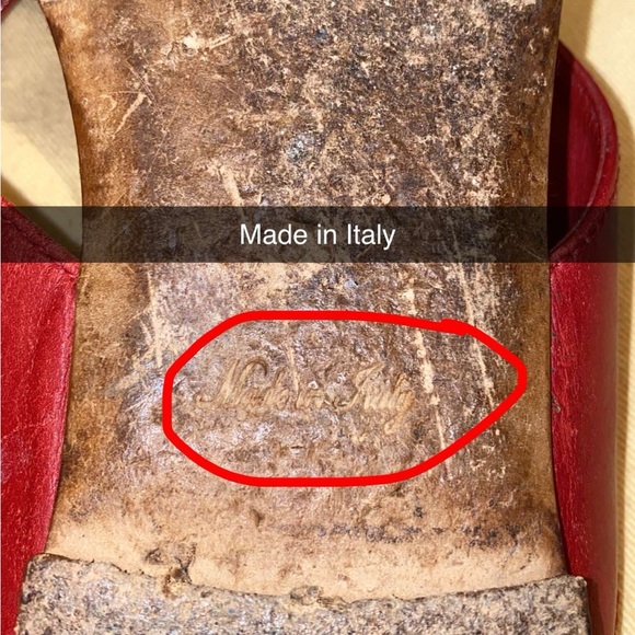 Louis Vuitton Red Jelly Sandals - Picture 8 of 9